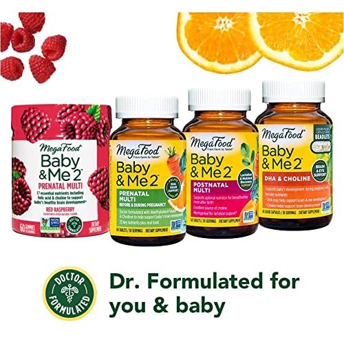 MegaFood Baby & Me 2 Prenatal Multivitamin Minis - Prenatal Vitam...