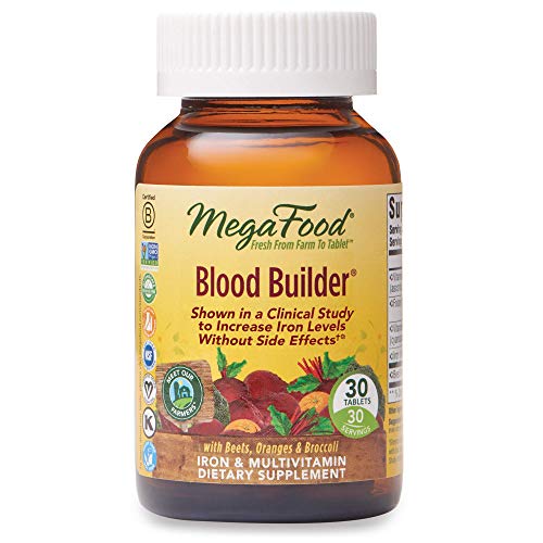 MegaFood Blood Builder - Iron Supplement for Energy Support with ...