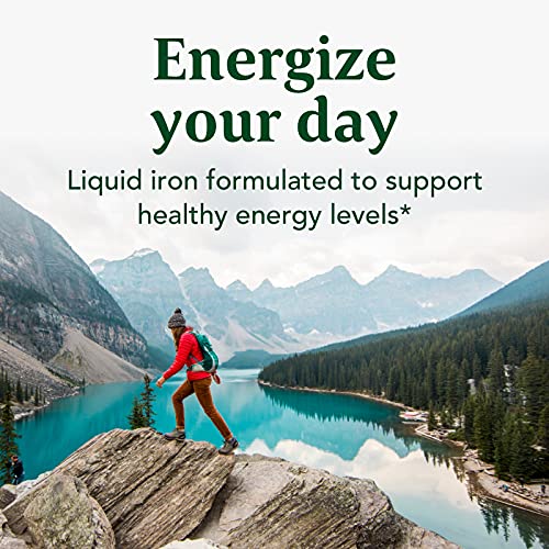 MegaFood Blood Builder Liquid Iron - Once Daily Iron Supplement -...