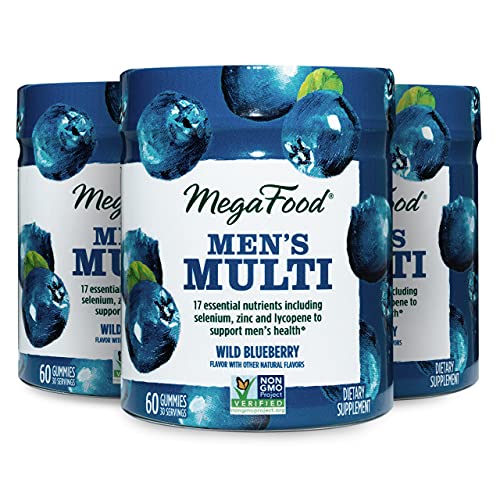 MegaFood Mens Multi Gummy - Multivitamin with B Vitamins, Seleni...