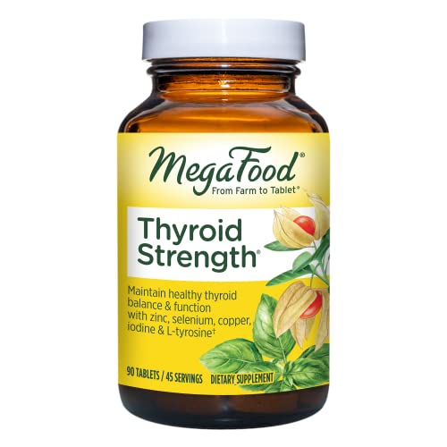 MegaFood Thyroid Strength - Mineral Supplement for Thyroid Suppor...