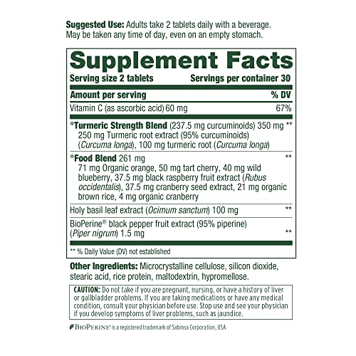 MegaFood Turmeric Curcumin Minis - Support Healthy Inflammation R...