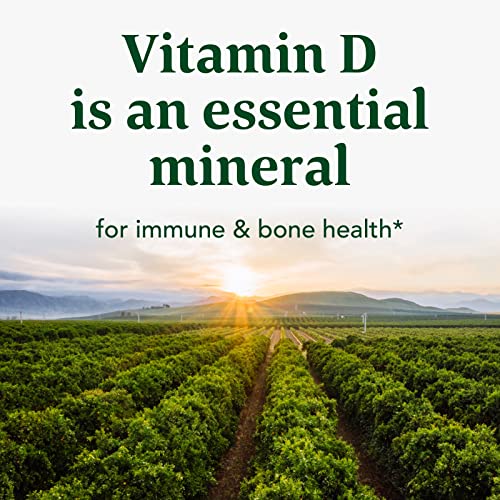 MegaFood Vitamin D3 5000 IU 125 mcg - Bone Health and Immune Su...