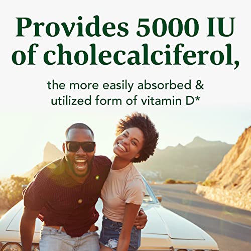 MegaFood Vitamin D3 5000 IU 125 mcg - Bone Health and Immune Su...