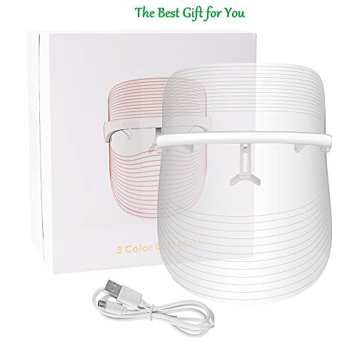 3 Color Facial-Mask, Portable and light Face-Mask, Photon-Face Sk...