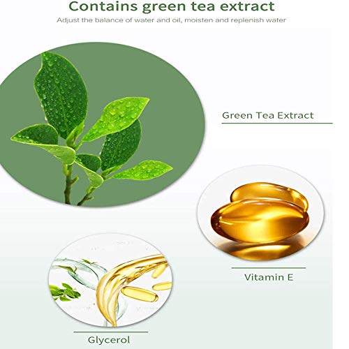 2 Pcs Green Tea Purifying Clay Stick Mask, Eggplant Purifying Cla...