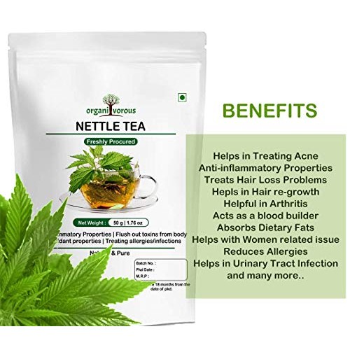 Bellentines Organivorous Nettle Leaf Tea | Urtica Dioica | Herbal...
