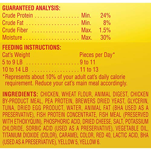 Meow Mix Irresistibles Soft Cat Treats, Tuna, 3 Ounces Pack of 5