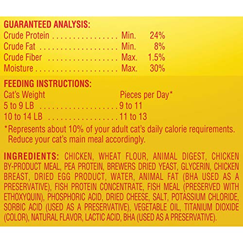 Meow Mix Irresistibles Soft Cat Treats with Real White Meat Chick...