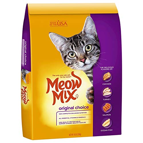 Meow Mix Original Choice Dry Cat Food 16 lb 3 Pack