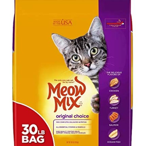 Meow Mix Original Choice Dry Cat Food, 30 Pounds