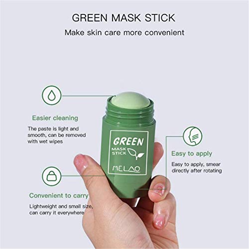 50g Solid Cleansing Mask Stick Cleans Pores For Men And Women,Nat...