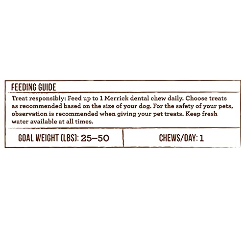 Merrick 66054 Fresh Kisses Medium Oral Care Dental Dog Treats, fo...