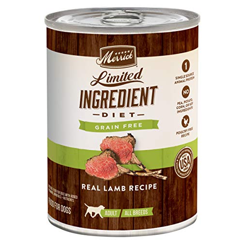 Merrick Limited Ingredient Diet Grain Free Wet Dog Food Real Lamb...