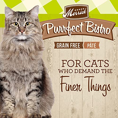 Merrick Purrfect Bistro Grain Free Wet Cat Food Turkey Recipe Pat...