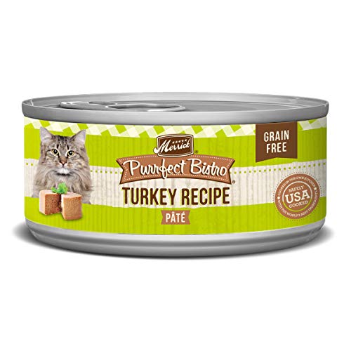 Merrick Purrfect Bistro Grain Free Wet Cat Food Turkey Recipe Pat...