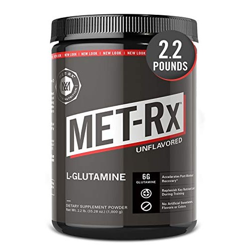 MET-Rx L-Glutamine Powder, 1000g, Post-Workout Amino Acid Nutriti...