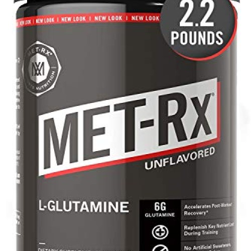 MET-Rx L-Glutamine Powder, 1000g, Post-Workout Amino Acid Nutriti...