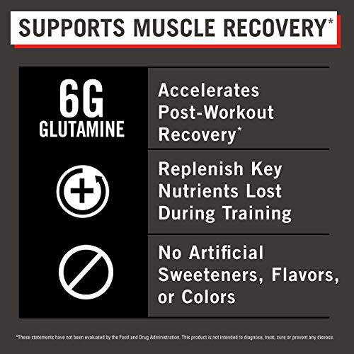 MET-Rx L-Glutamine Powder, 400 g, Post-Workout Amino Acid Nutriti...