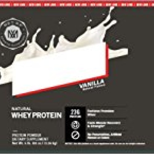 MET-Rx Natural Whey Protein Powder, Vanilla, 5 lb, Easy Mix Prote...