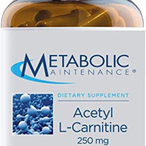 Metabolic Maintenance Acetyl L-Carnitine - Pure 250mg Amino Acid ...