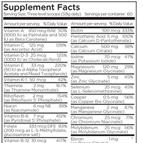 Metabolic Maintenance Pediatric Multivitamin Base Powder - Childr...