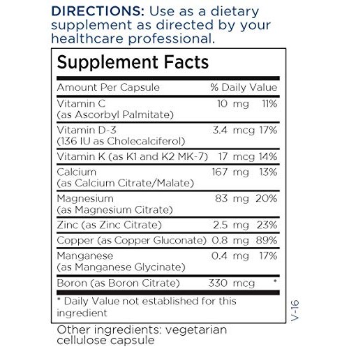 Metabolic Maintenance Rebuild - Bone Health Support Supplement wi...