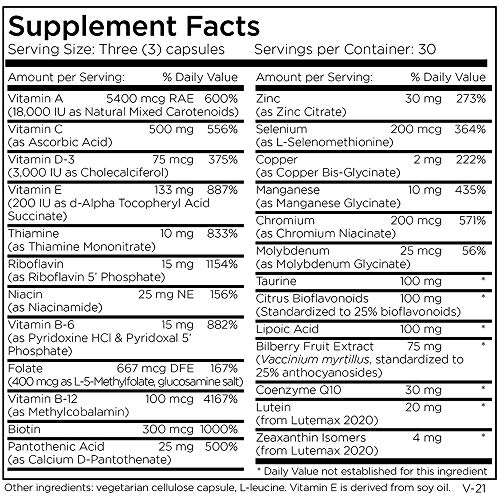 Metabolic Maintenance Vital Eyes Complete - Eye Health Support Su...