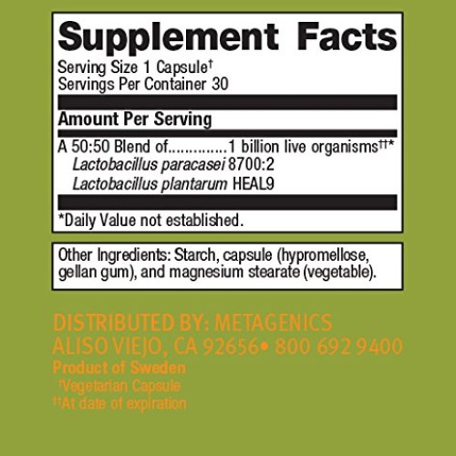 Metagenics UltraFlora Immune Booster – Daily Probiotic – Healthy...