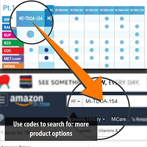 MiCare 2pk - 13-Panel Multi Drug Test Cup AMP/BAR/BUP/BZO/COC/...