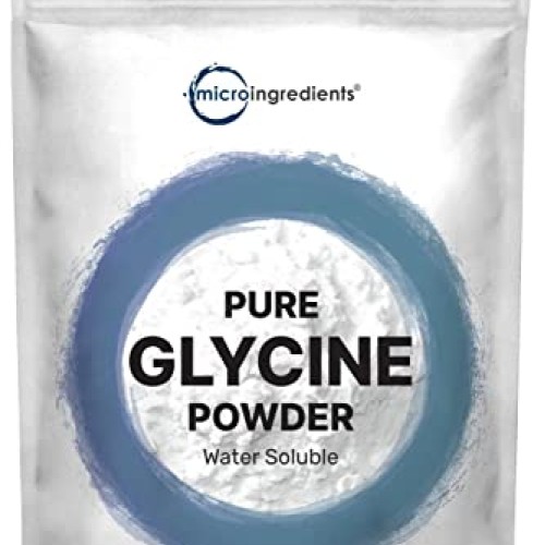 Micro Ingredients Glycine Powder, 1KG 2.2 Pounds, Glycine 1000m...