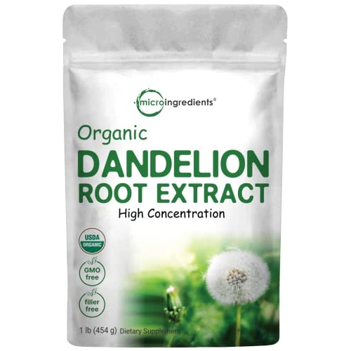 Micro Ingredients Sustainably US Grown, Organic Dandelion Root Te...