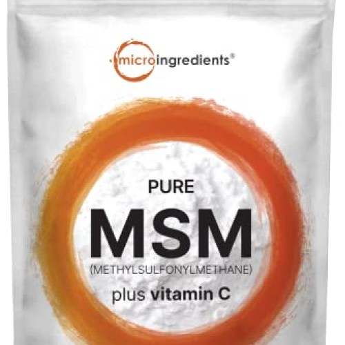 MSM Powder Methylsulfonylmethane with Vitamin C | 1Kg, Third Pa...