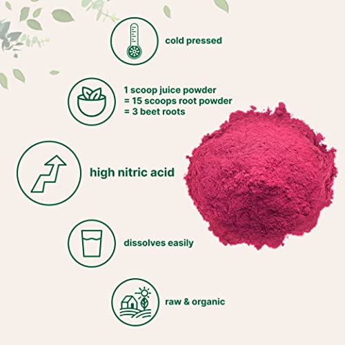 Organic Beet Root Powder, 2 Pounds, Cold Pressed and Water Solubl...