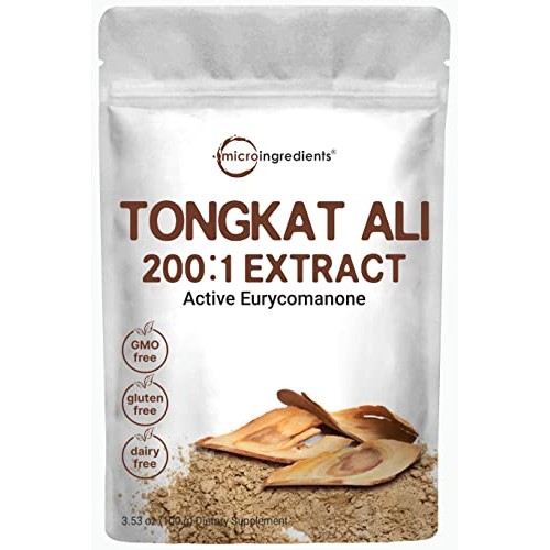 Tongkat Ali Extract 200:1 Concentrate Longjack Powder, 100 Grams,...