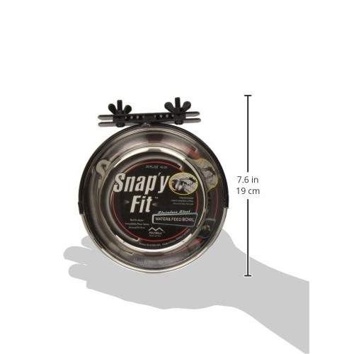 MidWest Homes for Pets Snapy Fit Food Bowl / Pet Bowl, 20 oz. fo...