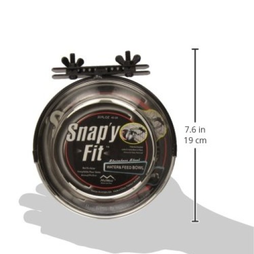 MidWest Homes for Pets Snapy Fit Food Bowl / Pet Bowl, 20 oz. fo...