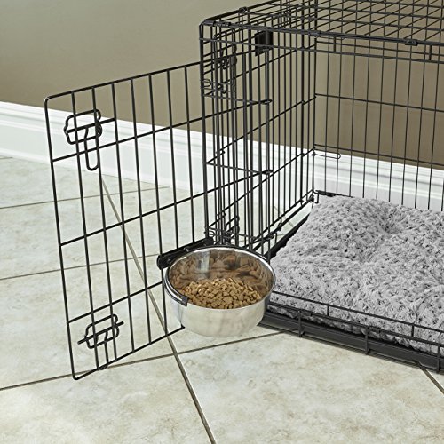 MidWest Homes for Pets Snapy Fit Stainless Steel Food Bowl / Pet...