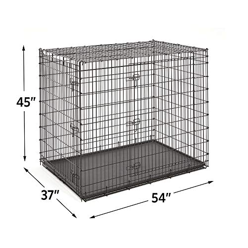 Midwest SL54DD Ginormus Double Door Dog Crate for XXL for the Lar...