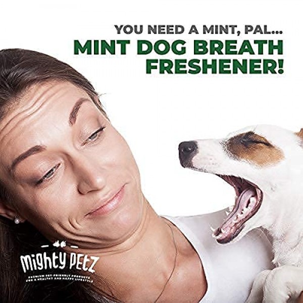 2-in-1 Dog Breath Freshener Spray & Water Additive - 8 oz Large -...