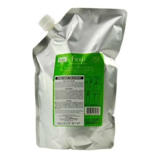 Milbon Fierli Treatment 33.8 oz with refill bottle