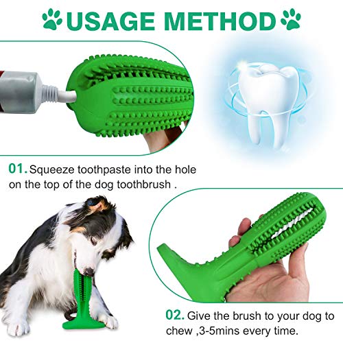Milecan Upgraded Dog Toothbrush, Chew Toys for Medium Dogs - Dog ...
