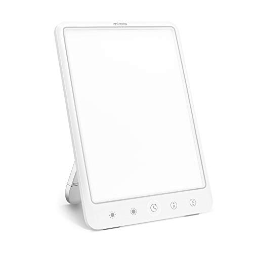 Light Therapy Lamp, Miroco 10000 Lux Light Therapy Lamp with Rech...