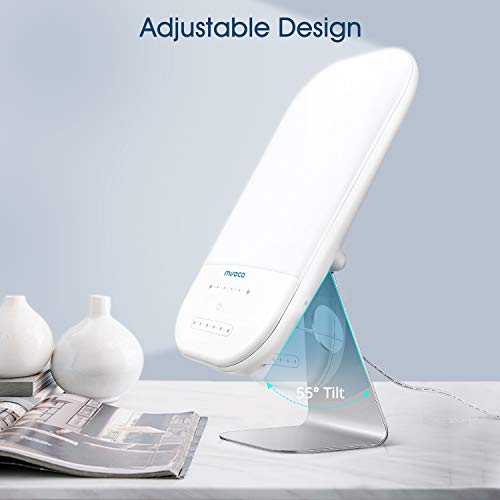 Light Therapy Lamp, Miroco LED Bright White Therapy Light - UV Fr...