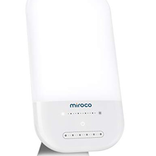 Light Therapy Lamp, Miroco LED Bright White Therapy Light - UV Fr...