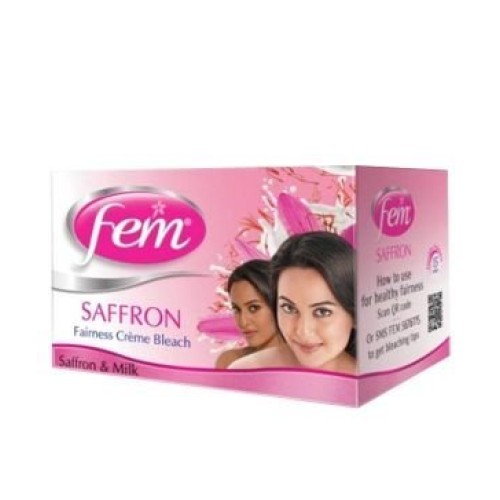 3 X Fem SAFFRON Bleach Lightening Fairness Cream White KESAR 25 gram