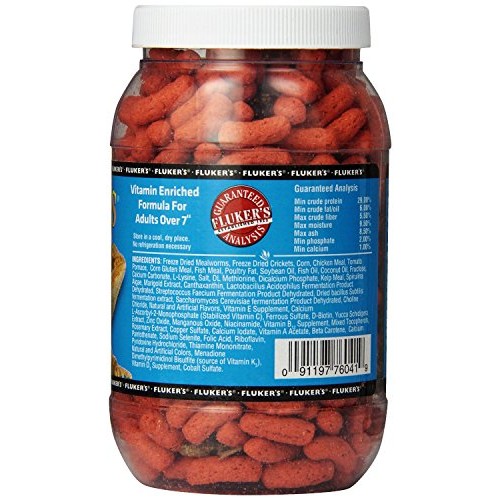 Flukers Buffet Blend Adult Bearded Dragon Formula, 2.9 Ounce Pa...