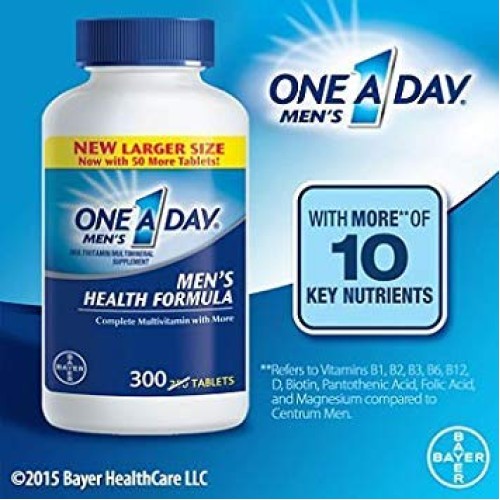 One A Day Mens Health Formula Multivitamin 300 ct. - 2 Pack