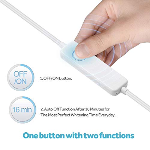 Miseku Teeth Whitening LED Light Whitening Enhancer Light Trays O...