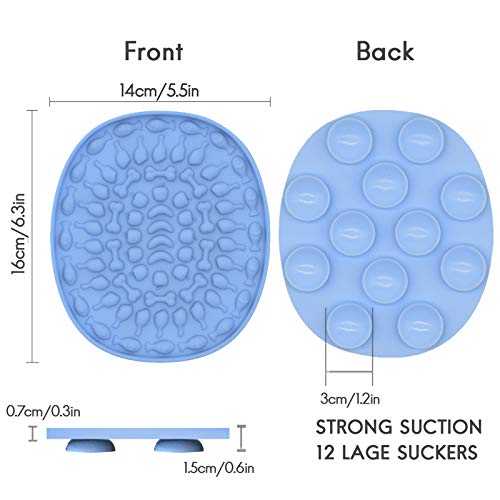 Slow Feeder Pet Licking Pad | Lick Mats with Strong Suction Cups ...